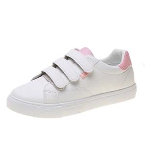 Zapatos de mujer, zapatillas blancas, temporada de primavera, nuevas zapatillas de moda para correr, cómodas, que aumentan la altura, zapatos unisex para el campus - Product Image 1