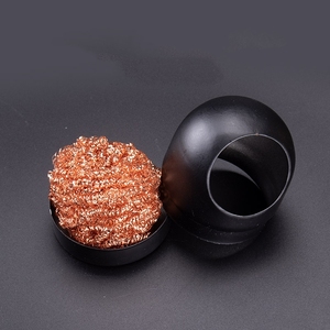 Limpiador de bolas de latón antiestático en forma de espiral, herramienta eficaz de eliminación de <span class=keywords><strong>estaño</strong></span> para <span class=keywords><strong>soldar</strong></span> puntas de hierro, esponjas de limpieza, estropajos - Product Image 4