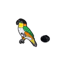 Nouvelle Broche en Métal Motif Oiseaux de Chasse de Dessin Animé, Badge Oiseau, Perroquet, Toucan, Accessoires de Vêtements pour Enfants, Épingles, Bijoux