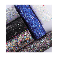Tissu en cuir PU sergé à paillettes, style valise, résistant à l'abrasion, 1,4 mm, pour trousse de maquillage, étui de téléphone, accessoires capillaires, rembourrage, bagages