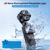 Pelindung Layar Kaca Tempered untuk Pocket 4 Pro Ultra Tipis 0.33mm AR Anti-Refleksi Tahan Gores Pelindung Lensa Kamera HD