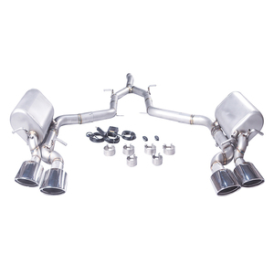 ผู้ผลิตมืออาชีพ ชุดท่อไอเสียแบบ Catback สำหรับรถยนต์ C-Class C180 C200 W204 2.0T ปี 08-14 ให้เอฟเฟกต์รูปลักษณ์แบบ C63 จำนวนสี่ชิ้น - Product Image 3