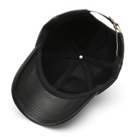 Gorra de Béisbol Unisex, Estilo Vintage, de PVC de Color Sólido, 6 Paneles, Transpirable, Impermeable, para Deportes al Aire Libre, Viajes, Protección Solar