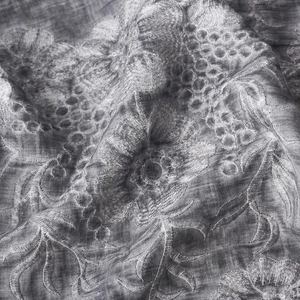 Tela de ramio teñida sucia, vestido bordado de Color frito verde fino de verano, ropa de estilo chino, tela de lino - Product Image 2