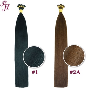 FH Trame nouée à la main Fournisseurs d'extension de cheveux Un donneur Trame de cheveux humains européenne de génie Cheveux humains Double trame nouée à la main - Product Image 2