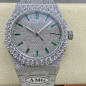 High Quality Rose Gold Automatic Mechanical <b>Ring</b> <b>Watch</b> Crystal Zircon Moissanite Luxury Designer Custom Logo OEM ODM China - Product Image 4