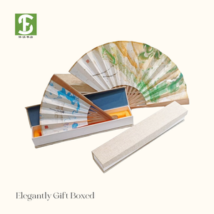 Quạt gấp nghệ thuật sơn mài - Tùy chỉnh thủ công di sản văn hóa phi vật thể của Trung Quốc - Product Image 6