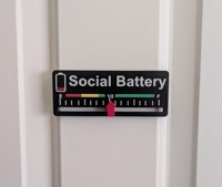 Indicateur d'humeur 3D imprimé, fait main, pour surveiller les niveaux d'agressivité et de stress des personnes, décoration de bureau amusante, cadeau