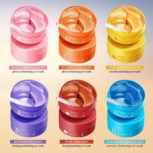 Mascarilla de Ojos de Colágeno con Vitamina C para Ojos Hinchados, Ojeras y Líneas Finas - Hidratante e Iluminadora para Piel Seca - Product Image 1