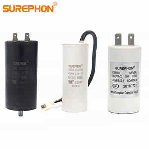 <span class=keywords><strong>Condensateur</strong></span> de démarrage <span class=keywords><strong>CBB60</strong></span> <span class=keywords><strong>50</strong></span>/<span class=keywords><strong>60Hz</strong></span> 10μF <span class=keywords><strong>450VAC</strong></span> 25/70/21 Sh, norme EN60252-1, haute qualité, OEM/ODM, directement de l'usine - Product Image 4