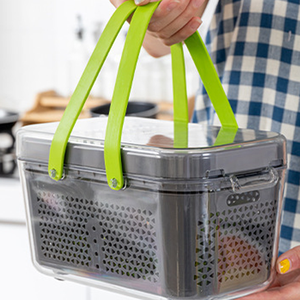 Cortador de Frutas y Verduras Manual 22 en 1, Cuchillas de Acero Inoxidable ABS PP, Utensilios de Cocina, Rebanador de Cebolla, Picador de Verduras - Product Image 3