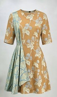 Ensemble de Dirac Somalien Farasawi Élégant Série Feuilles Florales en Tissu Gabasar Premium pour Mariages Traditionnels, Cérémonies et Tenues Quotidiennes