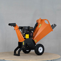 Broyeur de bois portable à essence GS100, 7HP, 212cc, tambour de 100 mm, 115 kg, pour l'aménagement paysager professionnel et l'agriculture