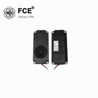 FCE 40BOX 5W 8Ω Speaker Mikro Full-Sound dengan Lubang Pemasangan Komponen Speaker Akustik untuk TV atau Monitor/Panel Pintar