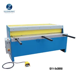 China industrial flat manual sheet metal shearing machine 3*1250