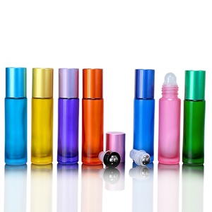 Botella de Perfume de Vidrio Esmerilado Mate de 5 ml y 10 ml, Botella con Rodillo para Aceites Esenciales - Product Image 1