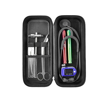Estuche Rígido de Viaje para Estetoscopio EVA Negro, Bolsa de Transporte para Estetoscopio de Monitoreo 3M Littmann Classic III - Product Image 1