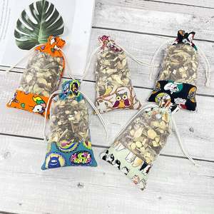 Eco-Friendly 10*18cm Cartoon Personalized Digital Printed Cloth Cover Drawstring Canvas and Organza Pouch <b>Bag</b> - Product Image 5