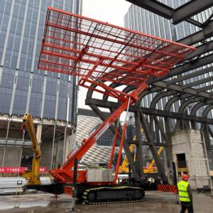 Plateforme élévatrice diesel sur chenilles de type inversé pour travaux de maintenance en hauteur intérieure, capacité nominale de 8 tonnes - Product Image 1