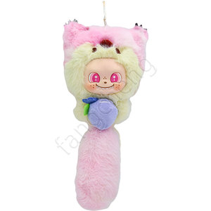 Mignon et adorable petit lapin en peluche porte-clés, jouet boîte mystère et cadeau capsule Gachapon pour machine à capsules, 100-120mm - Product Image 5
