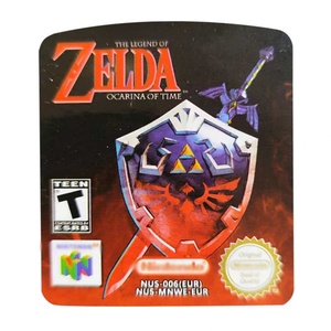 สติ๊กเกอร์ตลับเกม The Legend of Zelda: Ocarina of Time และ Majora's Mask สำหรับเครื่อง N64 นินเทนโด 64 - Product Image 3