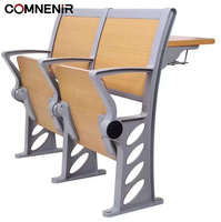 Mobilier scolaire au design moderne Salle de conférence de l'auditorium universitaire Chaise pliante pour étudiants avec bureau pour salle de classe Utilisation en classe