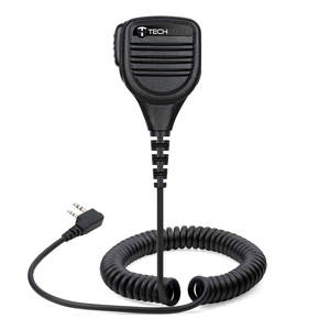 Factory Price TechSide TSMIC5 Waterproof Shoulder Speaker <b>Microphone</b> with PTT Jack 3.5 mm Rotatable Clip Compatible Made China - Product Image 4