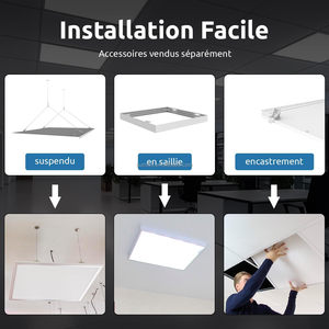 Fabricant <span class=keywords><strong>de</strong></span> Zhongshan OEM/ODM Panneau lumineux LED personnalisable Étanche <span class=keywords><strong>IP65</strong></span> Plafonnier LED Panneau lumineux <span class=keywords><strong>de</strong></span> surface - Product Image 6