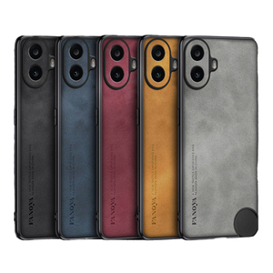 Custodia Antiurto per Nothing Phone 3A Pro, Cover per Cellulare CMF Phone1 <span class=keywords><strong>Retro</strong></span> in Pelle PU Effetto Pelle di Pecora Opaca Protettiva - Product Image 1