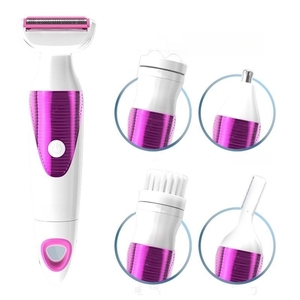 Rasoir et tondeuse électriques rechargeables à ressort, kit d'épilation indolore pour le visage et le corps, pour usage domestique - Product Image 2