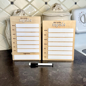 Plan de Comidas Semanal en Oferta, Tablero Grabado con Tablero de Menú Magnético de Borrado en Seco - Product Image 2