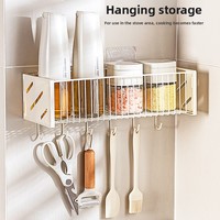 Panier suspendu MIXWARES sans perçage - Étagère de rangement murale pour fruits, légumes et épices