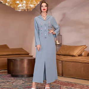 Hàng Mới Về 2023 Váy Hồi Giáo Dubai EID Al Adha Ramadan Abaya Cho Nữ Quần Áo Hồi Giáo Thổ Nhĩ Kỳ Djellaba