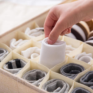 Vente chaude : Organisateur de tiroir de placard flexible et simple de style Japandi pour sous-vêtements et chaussettes, pour un rangement impeccable toute l'année - Product Image 6