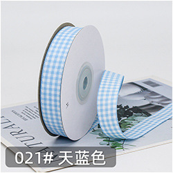 Usine en gros Ecosse Angleterre Plaid ruban 1.5 cm bricolage ornements de cheveux avec arc idyllique pour les décorations de Noël - Product Image 5