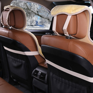 Australie véritable peau de mouton véritable fourrure courte sièges de voiture universels housses de voiture pour <span class=keywords><strong>bmw</strong></span>/toyota/honda/tesla - Product Image 4
