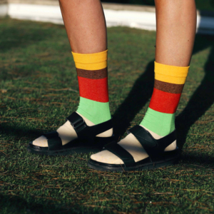 Calcetines Gráficos Divertidos y Novedosos para Hombre, de Algodón Peinado, con Diseño de Hamburguesa, Antibacterianos, para Primavera - Product Image 4