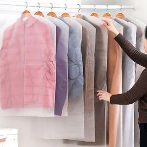Housse à vêtements de haute qualité en PEVA, housse anti-poussière pour vêtements de créateur, pour rangement dans le placard, housses de protection en plastique pour vêtements de créateur, personnalisables - Product Image 3