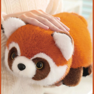 8472 Peluches Realistas <span class=keywords><strong>de</strong></span> <span class=keywords><strong>Panda</strong></span> Rojo con Pelo Largo, Muñecos <span class=keywords><strong>de</strong></span> Animales Suaves y Abrazables, Regalos <span class=keywords><strong>de</strong></span> Cumpleaños para Niños, Peluche <span class=keywords><strong>de</strong></span> <span class=keywords><strong>Panda</strong></span> Rojo - Product Image 4