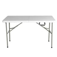 Fabricants de Table pliante en plastique, table longue de mariage, blanche, vente en gros, 1-5ft/6ft