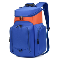 Mochila de Baloncesto Personalizada con Logotipo, Mochila Grande para Baloncesto con Compartimento para Balón, Mochila Deportiva Resistente para Equipos