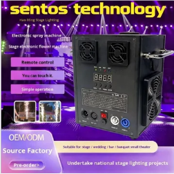 آلة رش الزهور للمؤثرات الخاصة على المسرح، رش علوي وسفلي، ألعاب نارية للحفلات والأعراس، تحكم عن بعد، إضاءة نجمية للاحتفالات - Product Image 4