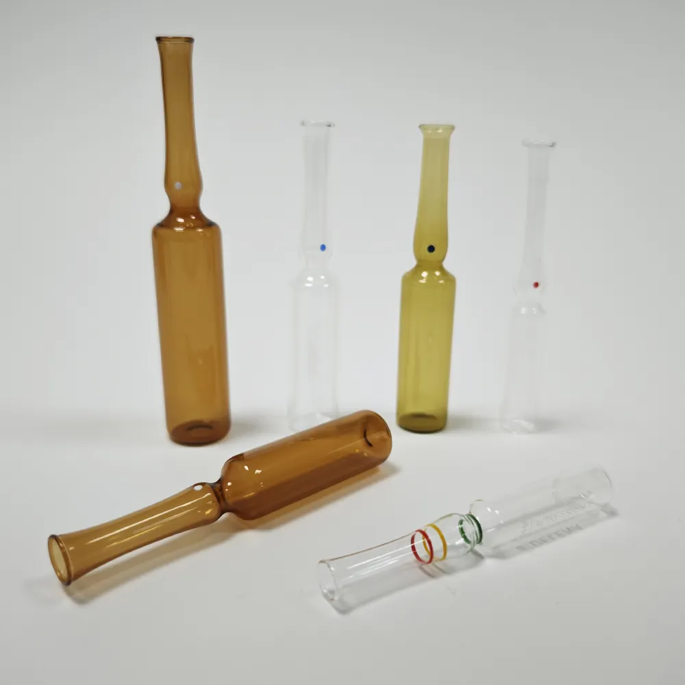 Custom Bulk 1Ml 2Ml 3Ml 5Ml 10Ml 20Ml Lab Amber Helder Glas Ampul Fles Voor Steriele Opslag