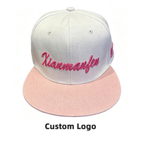 Topi Baseball Snapback 6 Panel Bordir 3D Logo Kustom Grosir, Pinggiran Datar, Dapat Disesuaikan, Gaya Hip Hop, Pria Wanita