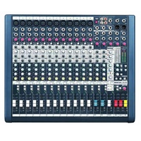 Console de mixage audio professionnelle MFX Series 8/12/20 canaux avec alimentation fantôme +48V, construction en aluminium, 4 sorties stéréo pour DJ