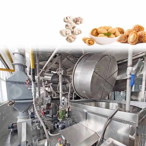 Đậu phộng tráng hoàn chỉnh làm cho dây chuyền sản xuất máy chiên đậu phộng ngọt ngào Burger Flavor máy phủ - Product Image 3