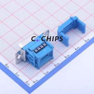 X0809FT7BL1 D-Sub/VGA Connector Connector ( Connector Type: Standard D-Sub )( Gender: Female )( Total Number of PINs: 9P ) - Product Image 2