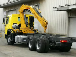 4T Vrachtwagen Gemonteerde Kraan Mini Met Rechte Armen SQS100-4