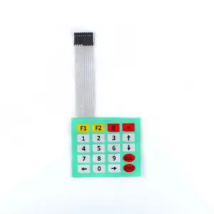 Conjunto 4x5 matrix 20 teclas interruptor de membrana, teclado de controle do teclado microprocessador controlador de teclado 5*4