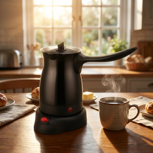 <span class=keywords><strong>Cafetera</strong></span> Eléctrica Griega de 2 Tazas, <span class=keywords><strong>Cafetera</strong></span> Moka, Hervidor de Agua Eléctrico de Acero Inoxidable, Mini Hervidor Eléctrico para Agua, Leche y Té - Product Image 1